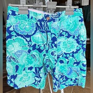 Lilly Pulitzer Men's Beaumont Short, Mint to Be, 32R